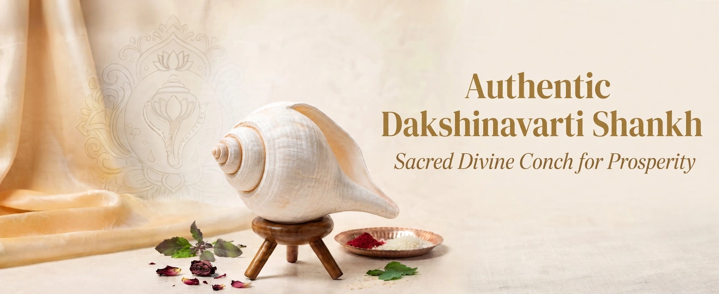 Authentic Dakshinavarti Shankh – Sacred Divine Conch for Prosperity - detail 1